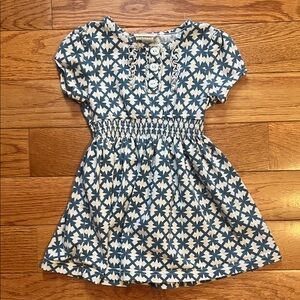 Matilda Jane Blue and White Floral Kids Dress